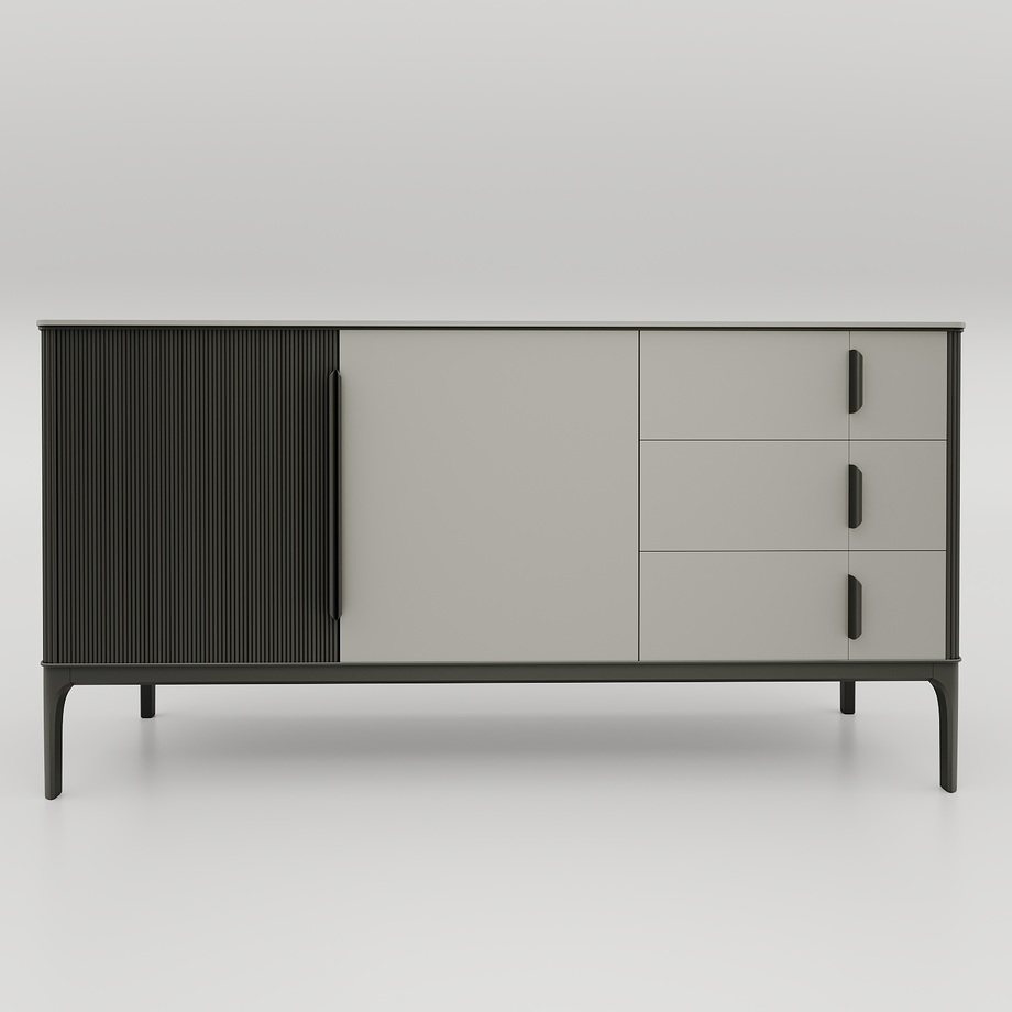 Комод Модена (МДФ VE,MD,MD) Т-614